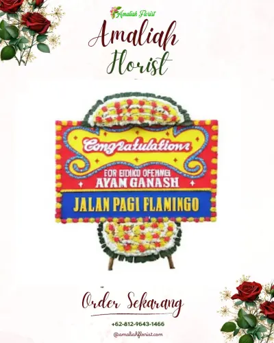 Bunga Papan Congratulation di Abian Tuwung